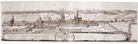 Ansbach - Panorama 1657
